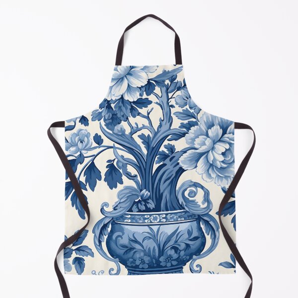 Item preview, Blue and White Chinoiserie Still Life designed and sold by TheChinoiserie.