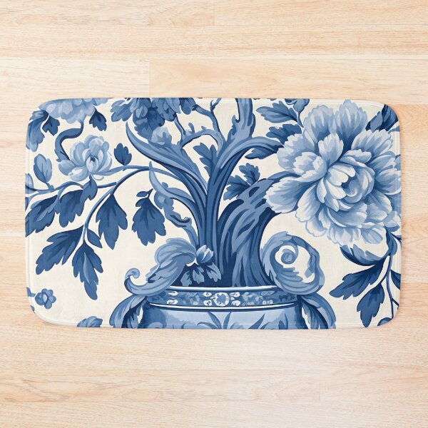 Item preview, Blue and White Chinoiserie Still Life designed and sold by TheChinoiserie.