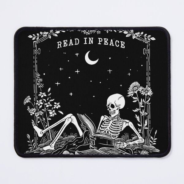 Item preview, Read in peace skeleton designed and sold by iPrintastyCo.