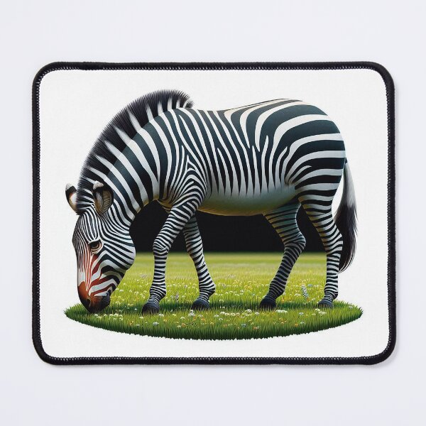 Item preview, Discover the Graceful Beauty of a Grevy's Zebra Grazing in a Meadow – A Glimpse into Nature's Wild designed and sold by KreaDesignOne.