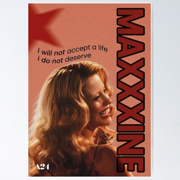 Item preview, maxxxine (pink poster) designed and sold by vbsartwork.