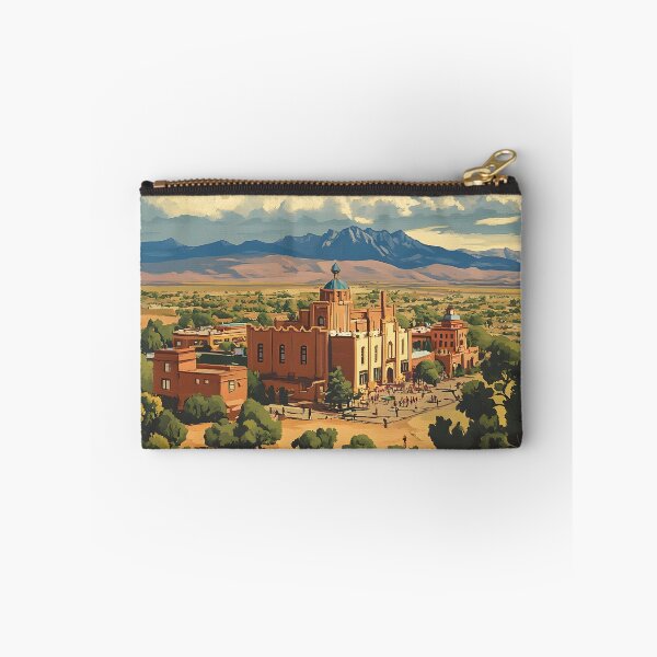 Item preview, Santa Fe New Mexico Vintage Travel Poster designed and sold by Boddicca.