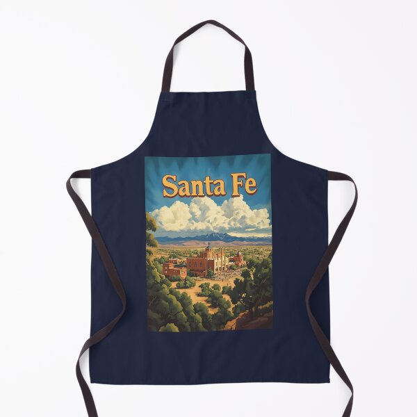Item preview, Santa Fe New Mexico Vintage Travel Poster designed and sold by Boddicca.