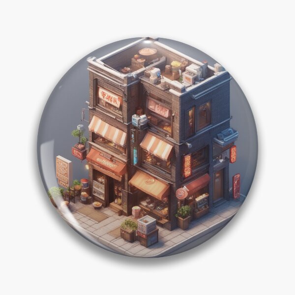 Item preview, Ramen Noodle Shop Building Isometric Cartoon Vector Icon Illustration designed and sold by hjian8219.