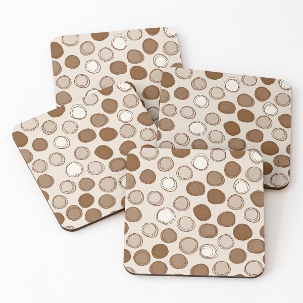 Item preview, Dodle organic irregular warm neutral taupe designed and sold by FrancesPoff.