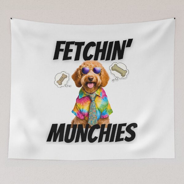 Item preview, Fetchin' Munchies Goldendoodle Stoner Design - Perfect Gift for Dog Lovers designed and sold by Fredster1966.