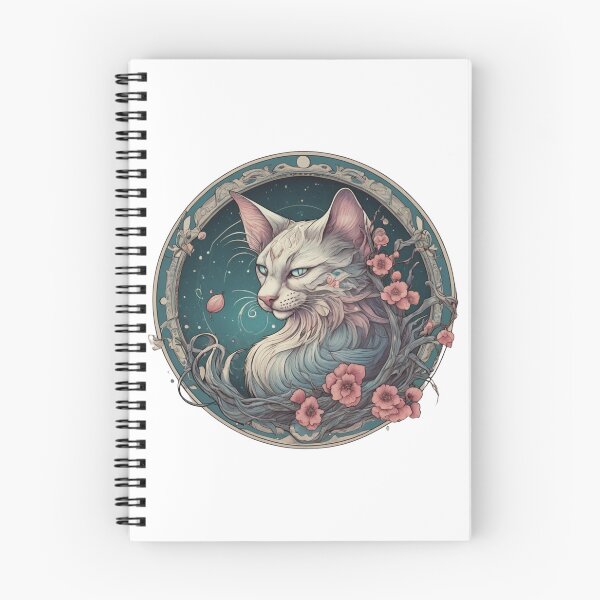 Item preview, Vibrant Monmon Cat: Japanese Tattooed Feline in Ukiyo-e Style designed and sold by puurfectcat.