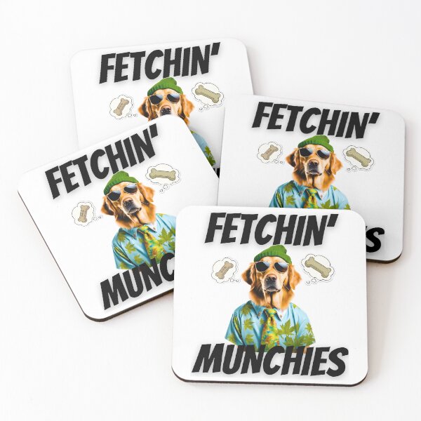 Item preview, Fetchin' Munchies Golden Retriever Stoner Design - Perfect Gift for Dog Lovers designed and sold by Fredster1966.