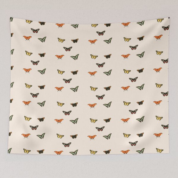 Item preview, vintage butterfly illustrations designed and sold by brueri.