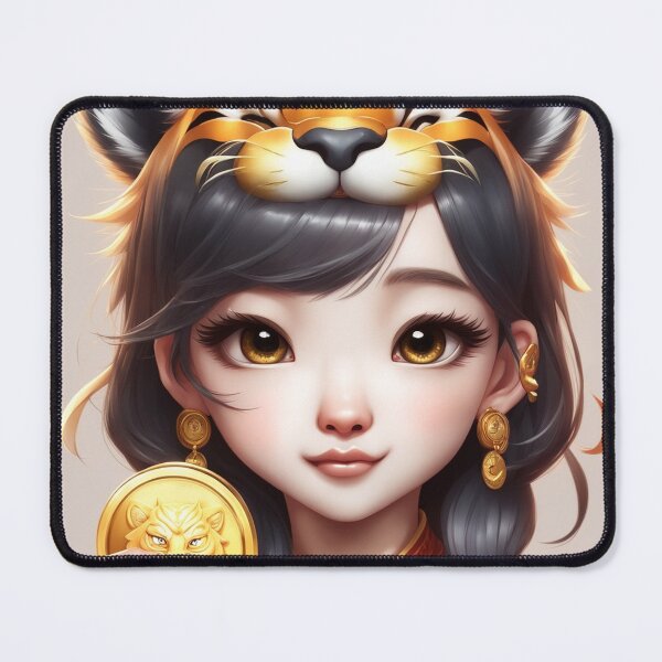 Item preview, Cute Chinese Tiger Holding Gold Coin Cartoon Vector Icon Illustration designed and sold by hjian8219.