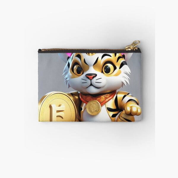 Item preview, Cute Chinese Tiger Holding Gold Coin Cartoon Vector Icon Illustration designed and sold by hjian8219.