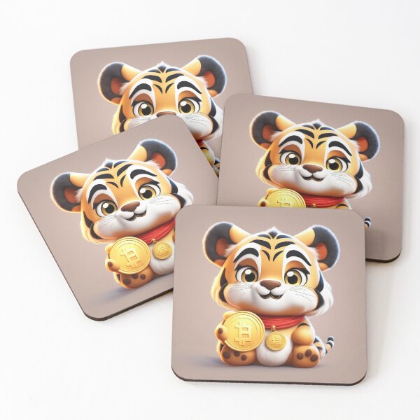 Item preview, Cute Chinese Tiger Holding Gold Coin Cartoon Vector Icon Illustration designed and sold by hjian8219.