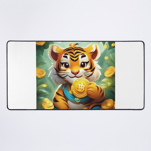 Item preview, Cute Chinese Tiger Holding Gold Coin Cartoon Vector Icon Illustration designed and sold by hjian8219.