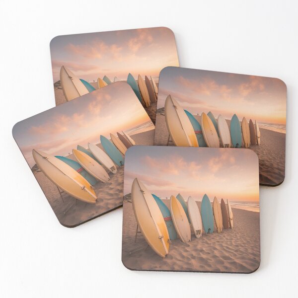 Item preview, Surfboards on beach stand designed and sold by NicMacTees.