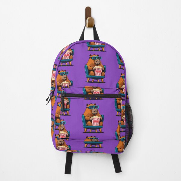 Item preview, Capybara Watching Movie Cinema Popcorn Cartoon Style designed and sold by Horizon Cartoon.