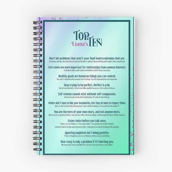 Item preview, Liana's Top Ten Phrases Mint Green designed and sold by Liana Kerzner.