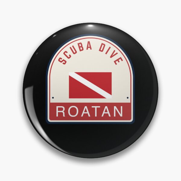 Item preview, Scuba dive, Roatan, Honduras, dive flag design, all profit supports ocean conservation  designed and sold by seekingclarity.