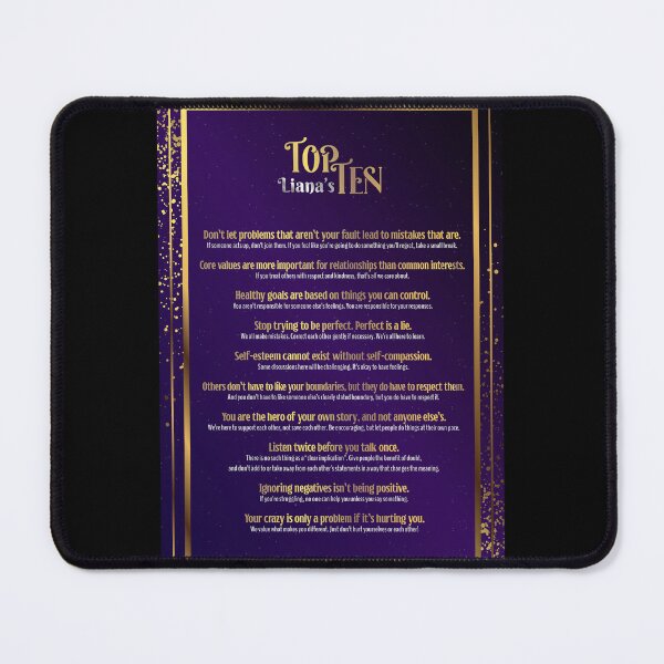 Item preview, Liana's Top Ten Phrases Purple designed and sold by Liana Kerzner.