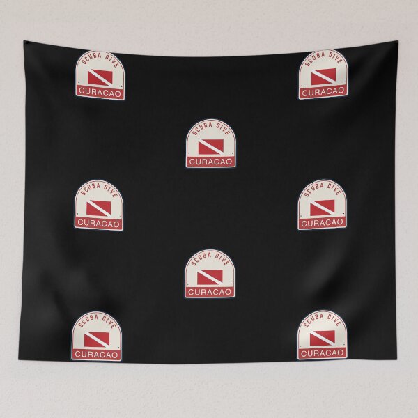 Item preview, Scuba dive, Curacao, dive flag design, all profit supports ocean conservation  designed and sold by seekingclarity.