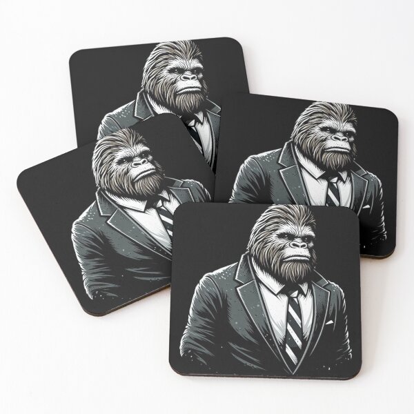 Item preview, All Business Bigfoot - Funny Stylish Sasquatch designed and sold by Nostalgia Busters.