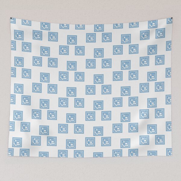 Item preview, Communications | Light Blue & White Stamps | College Media Marketing Major | Language Communication Graduate School Class | Speech Pathologist Job | University Degree Minor | StampHeed 001 designed and sold by StampHeed.
