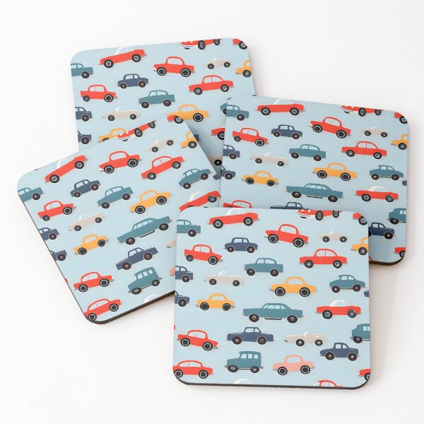 Item preview, Colorful Cars for Kids designed and sold by KaviPatterns.