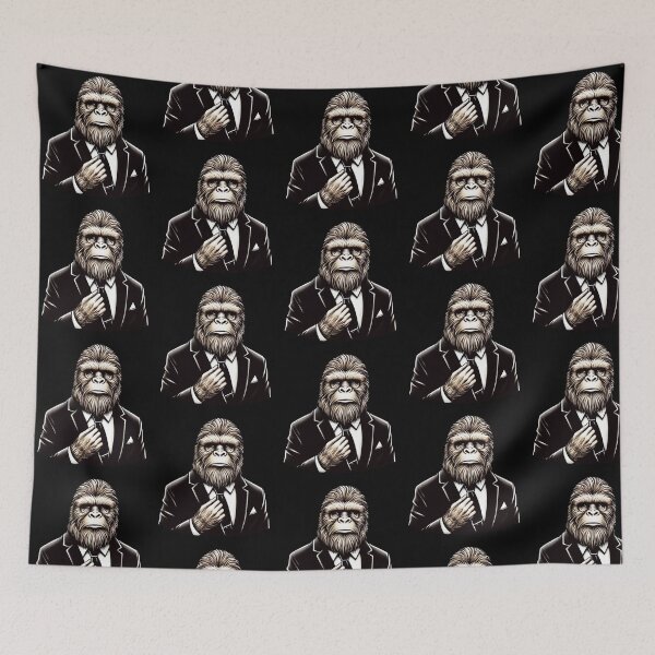 Item preview, Gentleman Sasquatch - Funny Bigfoot designed and sold by Nostalgia Busters.