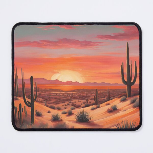 Item preview, Desert at sunset print. designed and sold by NicMacTees.