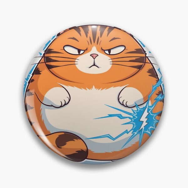 Item preview, The Electrifying Cat: Cuteness with a Shocking Attitude designed and sold by Akhsanal Huda El Has.