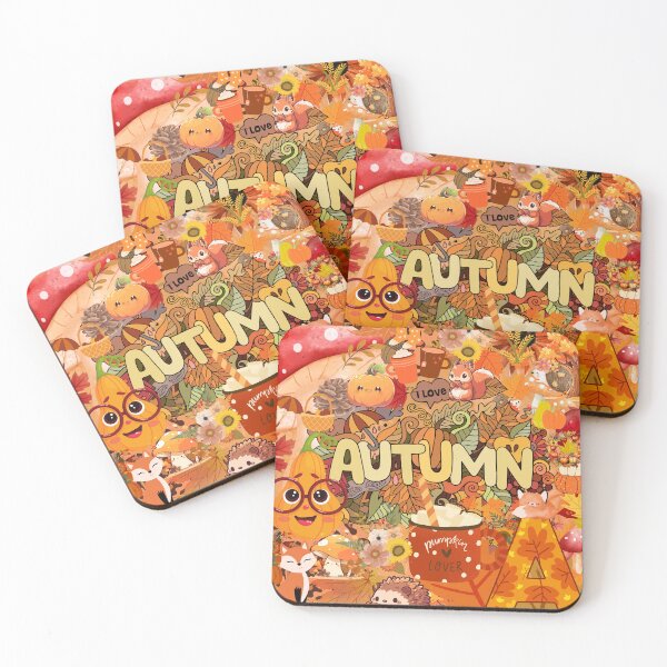 Item preview, Autumn collage designed and sold by Fantacaroo Designs.
