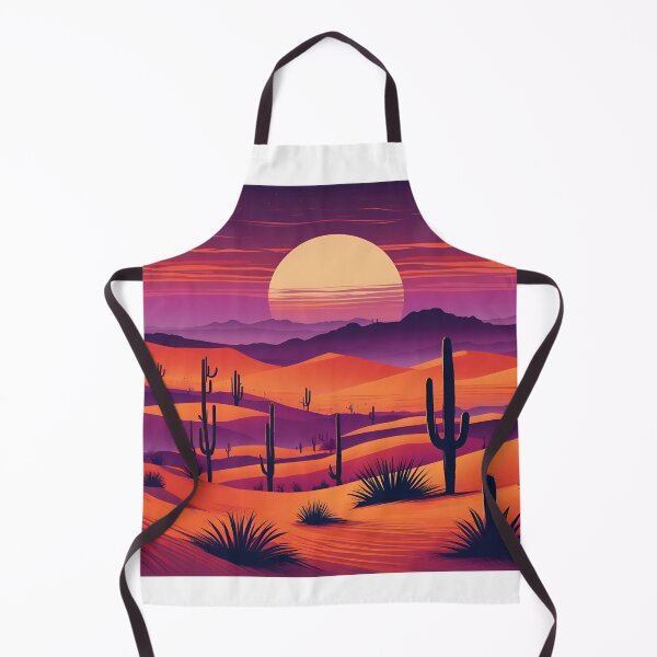 Item preview, Retro desert sunset print designed and sold by NicMacTees.