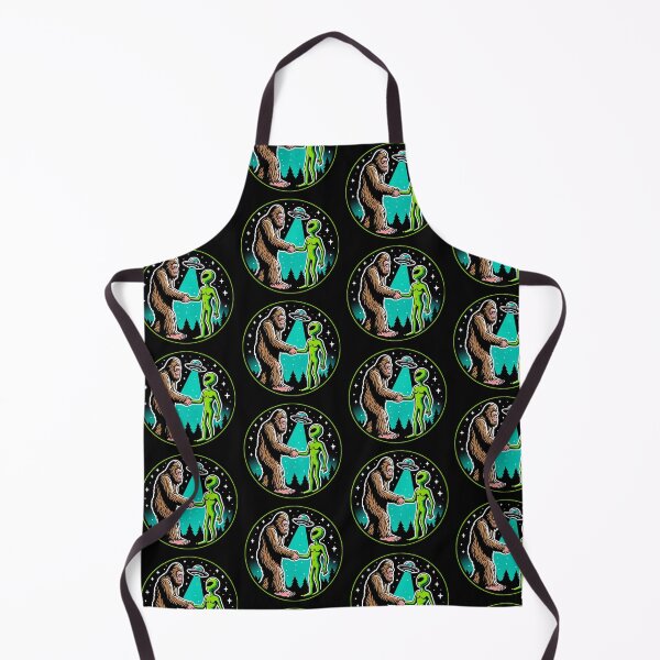 Item preview, Bigfoot Alien Alliance - Funny Scifi Cryptid designed and sold by Nostalgia Busters.
