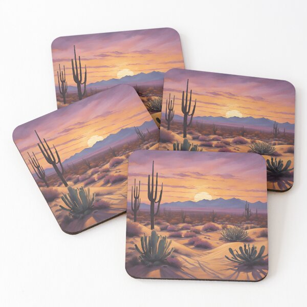 Item preview, Desert sunset print designed and sold by NicMacTees.