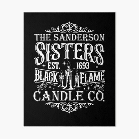 It's Just A Bunch Of Hocus Pocus Sanderson Sister Backpack sold black flame candle billy butcherson