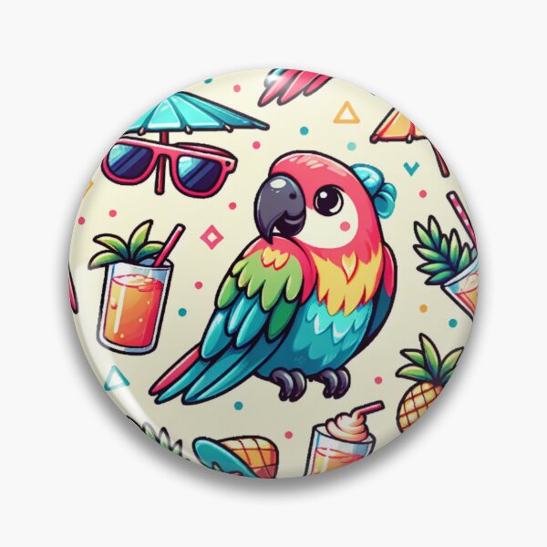 Item preview, Margaritaville inspired Parrot Pattern designed and sold by Travelcases.