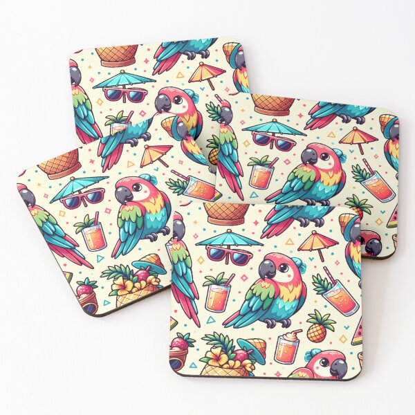 Item preview, Margaritaville inspired Parrot Pattern designed and sold by Travelcases.