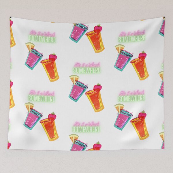 Item preview, It's 5 o'clock somewhere designed and sold by SillyTeesforYou.
