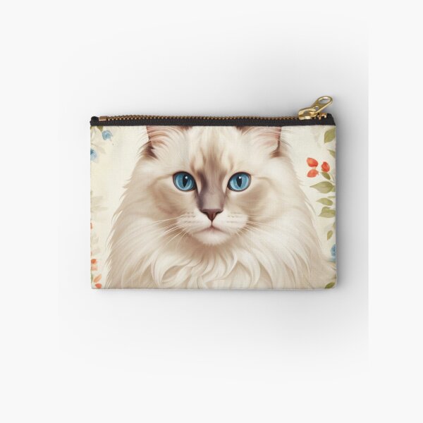 Item preview, Ragdoll Cat Flower Painting designed and sold by ChaosReigns91.