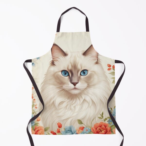 Item preview, Ragdoll Cat Flower Painting designed and sold by ChaosReigns91.