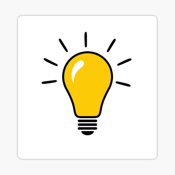 Item preview, Lightbulb Idea! designed and sold by GoodVibxs.