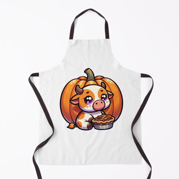 Item preview, Pumpkin Cow eating pecan pie stickers and more designed and sold by CRandRRstickers.