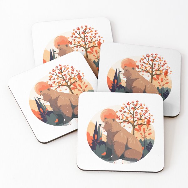 Item preview, Bear Amidst Blossoming Trees designed and sold by yuki-hana.