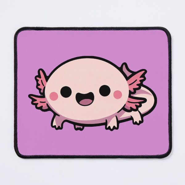 Item preview, Cute Chibi Axolotl designed and sold by Nostalgia Busters.