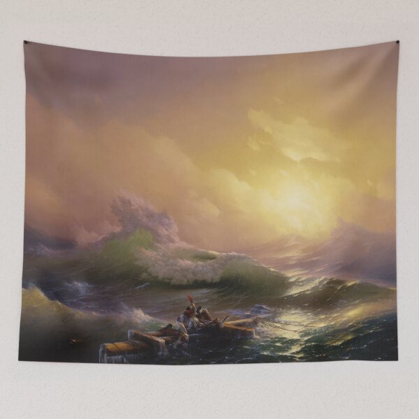 Artikelvorschau, Ivan Konstantinovich Aivazovsky Die neunte Welle entworfen und verkauft von TeeARTHY.