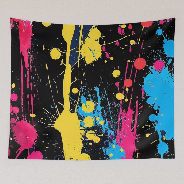 Item preview, Colorful Paint Splatter designed and sold by Myra365Art.