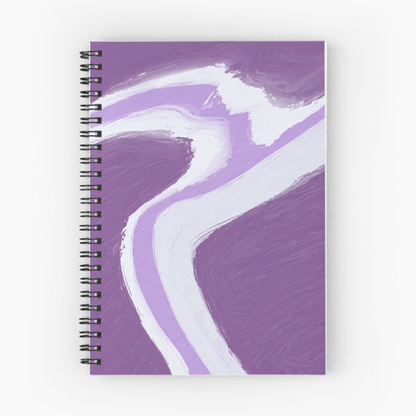 Item preview, Abstract Purple and White – Modern Elegance in Motion designed and sold by Gemma A  Summers.