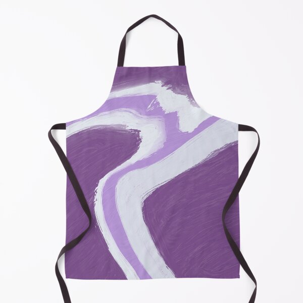 Item preview, Abstract Purple and White – Modern Elegance in Motion designed and sold by Inkbourne Studio.