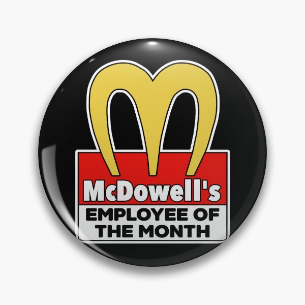 Item preview, McDowell's Employee Of The Month (Red) designed and sold by acquiesce13.
