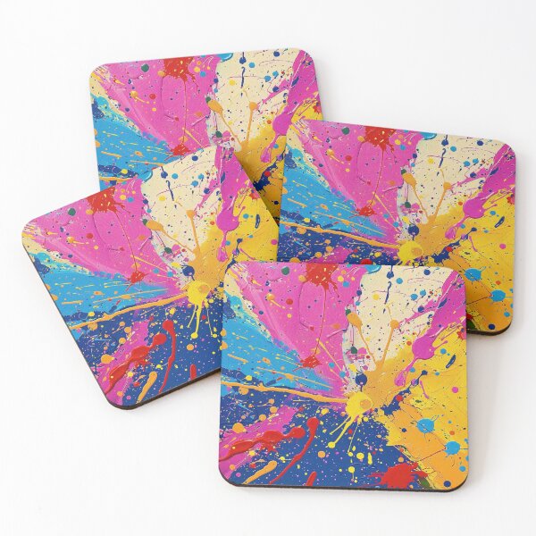 Item preview, Colorful Paint Splatter designed and sold by Myra365Art.