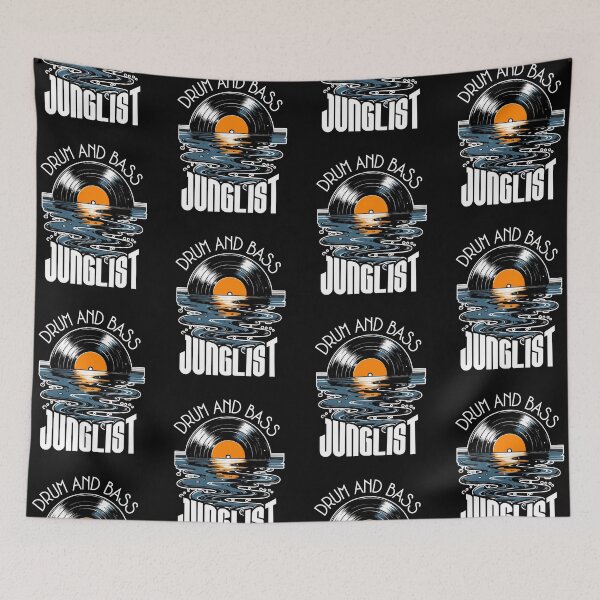Item preview, JUNGLIST  - Liquid Vinyl (white/orange)  designed and sold by Discothreadz.